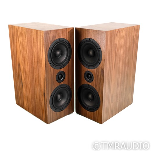 CSS Audio Criton 2TD-X MTM Bookshelf Speakers; Walnut Pair; Superior Crossover Upgrade