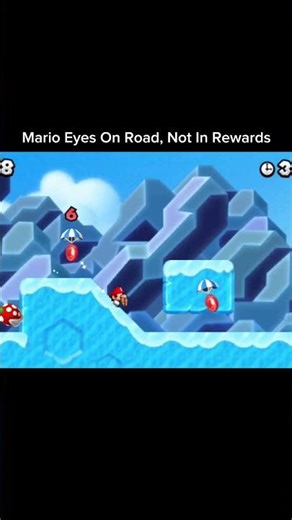 Eye On Road Not On Reward!😅 #mario #nintendo #retrogaming