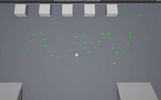 UE4 AI制作任意阵型