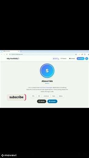 ❤My Portfolio Project Using HTML CSS & JAVASCRIPT |WEBDEVELOPMENT |Short‪@apnacodezone614‬
