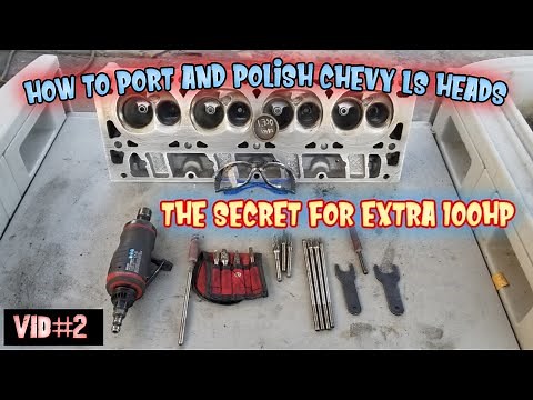How to port and polish Chevy LS heads (porting aluminum heads) 5.3 4.8 6.0 LS