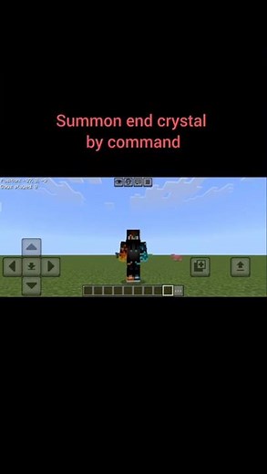 How to summon the end crystal by command #minecraft #republicday
