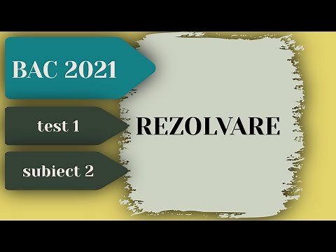 Rezolvare Test Antrenament Bacalaureat 2021 Informatica - Testul 1 Subiectul 2 - Pregatire BAC