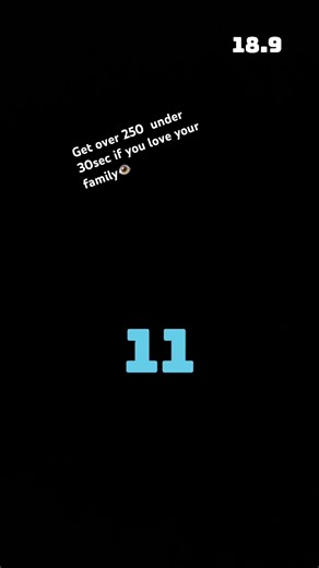 I got it to 267 under 7 seconds crazy #crazy #clicking #doingstuff