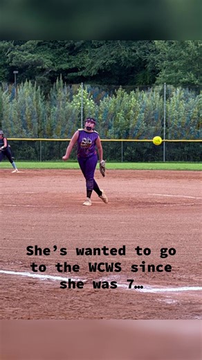 Let’s make it happen ladies! Her dream is to play for OU one day! #softball #WCWS #softballlife #fyp