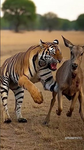 Tiger vs Deer | Real Wildlife Hunting Moment in the Wild