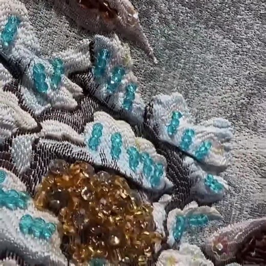 Vintage French Floral Embroidered Midi Set: Coat & A-Line Dress with Jeweled Accents | Mother of the Bride/Groom Outfit, Up to 3XL