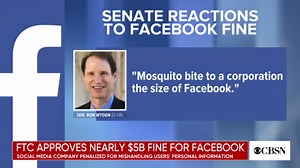 Facebook fined $5 billion for mishandling users' data