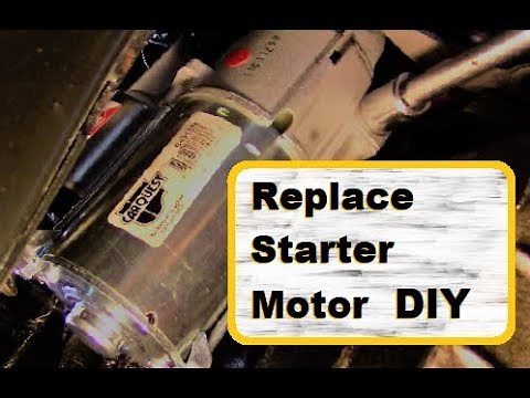 How to Install a Starter Motor GM 3.4L V6 Silhouette Venture Montana Alero Grand Am Rendezvous