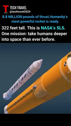 NASA’s SLS Rocket: The Most Powerful Machine Ever Built for Deep Space. #artemis2 #moonlanding