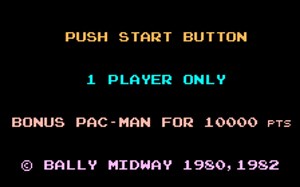 《PAC-MAN Plus (Arcade)》吃豆人加强版，速度也plus了！（用模拟器玩的）