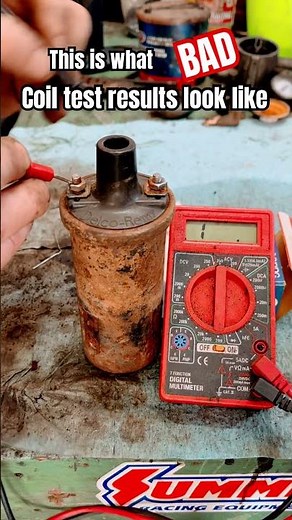 Testing a BAD ignition coil #shorts #automobile #car #diy #mechanic #tips #test
