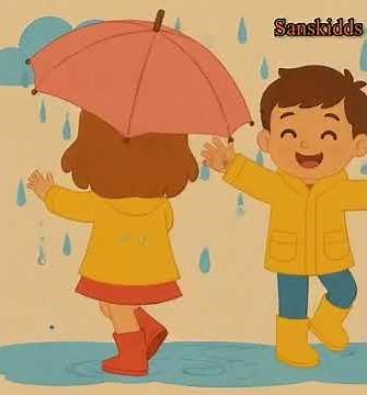 Rain Dance Party for Kids | Splash, Laugh & Play | Pitter Patter Rain Song for Kids |Fun Dance Rhyme