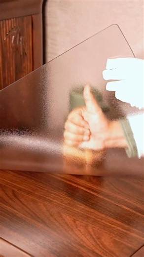 AimHave Clear PVC Table Mat | Crystal Clear Table Protector That Lays Flat