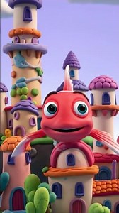 🐬Fish Flying city #kidscartoon #nursery