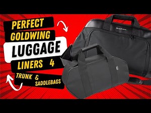 GOLDWING Bags Honda Trunk and Saddlebag Luggage Liner Compartment Biker Gear Review Hopnel Wingstuff