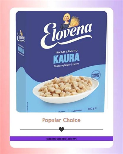 Elovena Whole Grain Oat Cereal 350g - Healthy Breakfast Option
