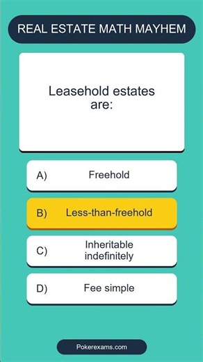 Real estate license study guide