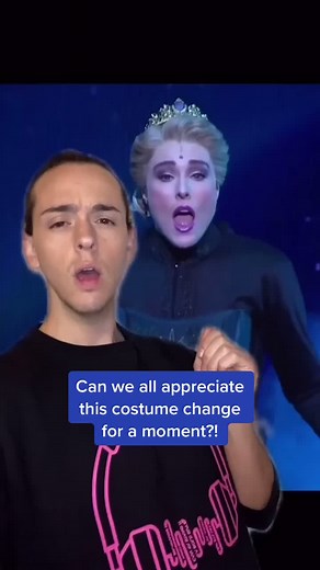 the second one... such a fail. let it go dullin ❄️ #frozen #musical #theatre #sydney #frozenmusical #jemmarix #elsa #costumechange