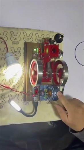 12V Mini Generator Model With RETROL HM-01 Engine Model#generator