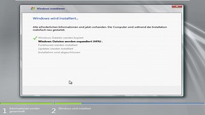 Windows Server 2008 R2 with Service Pack 1 VL Build 德文版 x64 安装