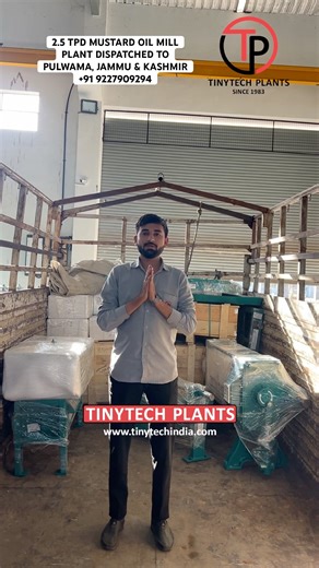 2.5 TPD MUSTARD OIL MILL PLANT DISPATCHED TO PULWAMA, JAMMU & KASHMIR #oilmill #oilpressmachine