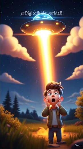 aliens ne kya feka dharti pr 🤔🤔🤔 #kidsstory #aivideo #educationalvideo