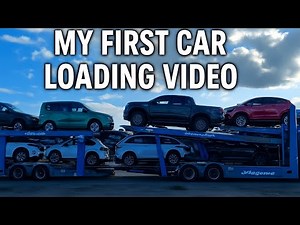 Real Car Carrier Loading in Europe – Must Watch! Part 1 #car transport #europe #eu__trucker_