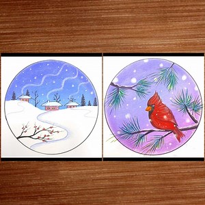 12K views · 523 reactions | Snow fall in a hill station. Easy scenery drawing ideas | Drawing Book | Facebook