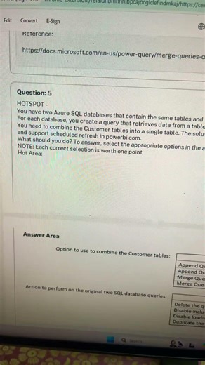 Question 5 for Power BI PL 300 exam preparation Day 4 #powerbi #shorts #businessintelligence