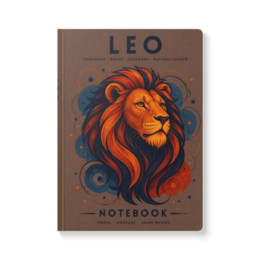Leo Zodiac Notebook, Leo Journal, Astrology Notebook, Lion Journal, Zodiac Sign Notebook, Leo Gift, Horoscope Journal - Etsy