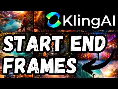 How to Use Start and End Frames in Kling AI Video Generator | AI Transition Effects Tutorial