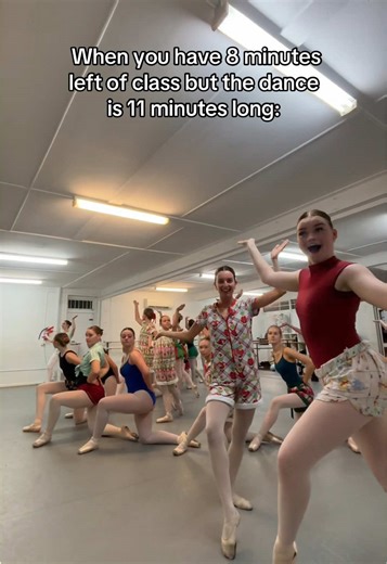 If only it felt this fast😅 #dancestudio #balletdancer #ballet #relateable #fyp