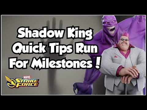 Shadow King Trials Tips & Tricks For Easy Milestone Clear! | Full Walkthrough! | Marvel Strike Force