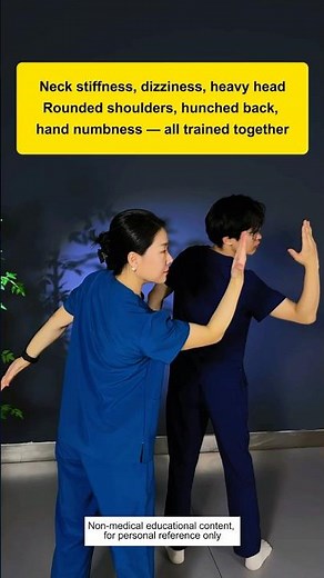 Neck & shoulder release for cervical blockage, dizziness & upper back tension at home