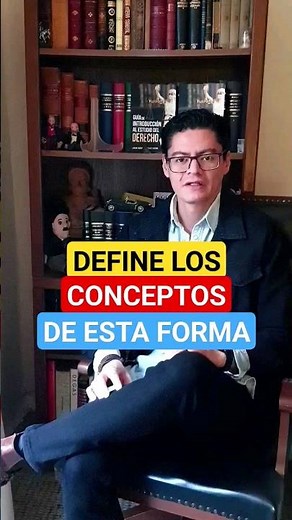 ➡️ How to define a concept in law? #law #university #students