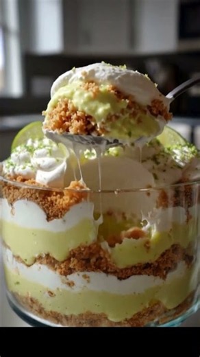 No-Bake Key Lime Pie Trifle 🍋🥄
