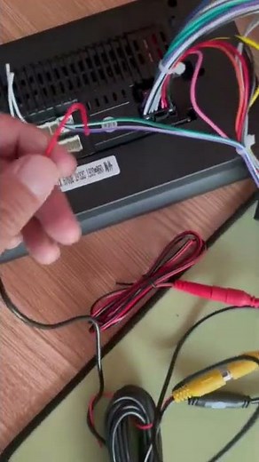 How to connect rear view camera of XY