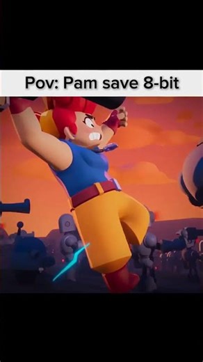 Pam save 8-bit | #shorts #brawlstars #supercell