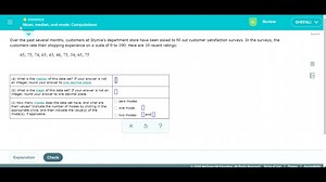 Mean, median, and mode: Computations