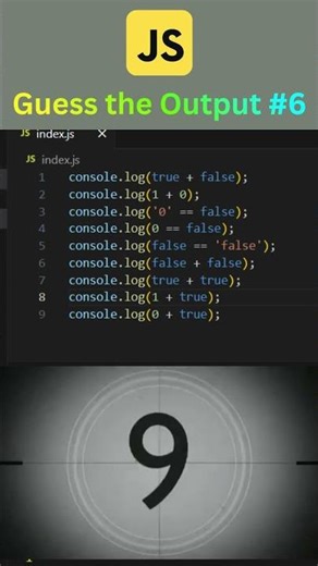 javascript interview questions #6 | Guess the Output #shorts #interview