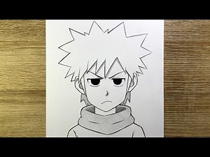 Comment dessiner un garçon manga style anime | Tutoriel facile au crayon ✏️