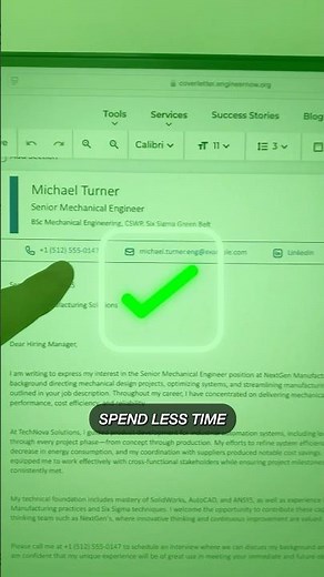 Resume and Cover Letter Builder #engineernow #engineer #resume