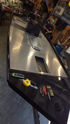 From project to perfection. #HydroTurf delivers the finishing touch that transforms every jon boat into a custom machine. 🎥: @trickedtinsjonboats | Hydro-Turf