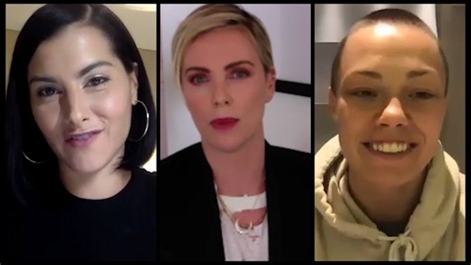 Charlize Theron and Rose Namajunas discuss 'The Old Guard' and MMA training