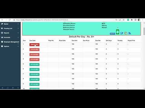 INFOSSEL Daily Weekly Collection FINANCE CLOUD ONLINE version 14.0 | ADMIN COLLECTION MOBILE APP