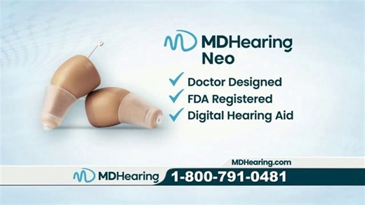 MDHearing Neo Hearing Aids TV Spot, 'Our Smallest Model Ever'