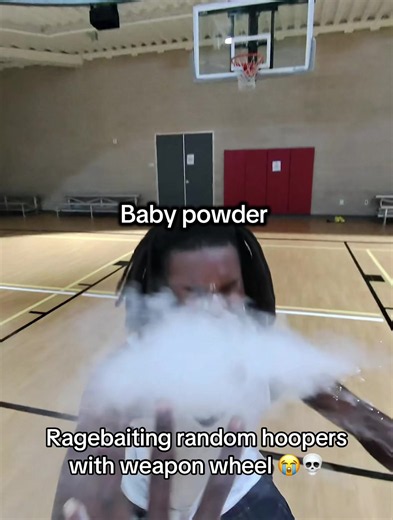 Ragebaiting random hoopers with weapon wheel 😭💀 #fyp #basketball #sports #viral #hoops