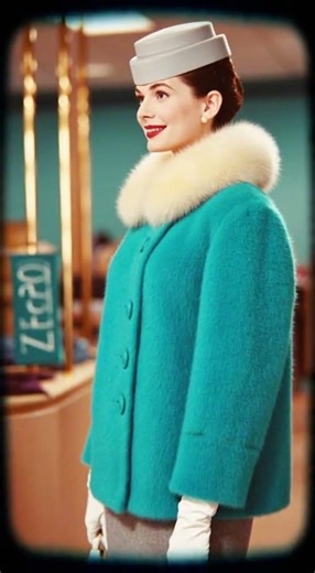 1957 Department Store Fashion Show | Moving Winter Coats (Parody and Homage) Made Digitally Using AI