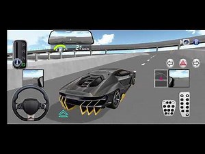 Jocuri cu masini Lamborghini Sian Black Edition – Simulator de Condus Ultra-Realist 3D